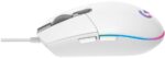 Logitech G102 LIGHTSYNC RGB 6 Button Gaming Mouse-White - Image 4