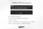 AV Line M4250-8G2XF-PoE+ (GSM4210PX) 8x1G PoE+ 220W and 2xSFP+ Managed Switch - Image 2