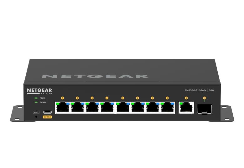 AV-Line-M4250-9G1F-PoE-GSM4210PD-8x1G-PoE-110W-1x1G-and-1xSFP-Managed-Switch AV Line M4250-9G1F-PoE+ (GSM4210PD) 8x1G PoE+ 110W 1x1G and 1xSFP Managed Switch - Image 1