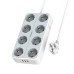 PROMATE CAR/HOME CHARGER POWER CORD 8EU 4M