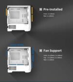 ZALMAN Z1 ICEBERG - MID TOWER mATX GAMING CASE(WHITE) - Image 3