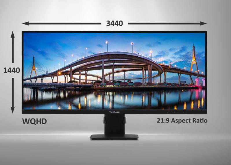 VX-3456 ViewSonic 34'' Ultra-Wide Monitor - VA3456-MHDJ - Image 1